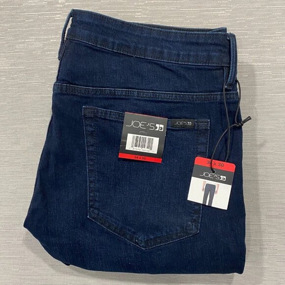 Joes Jeans Brixx Mens 34 x 30 Straight Leg Dark Wash Denim Pants Joe's - Picture 1 of 11